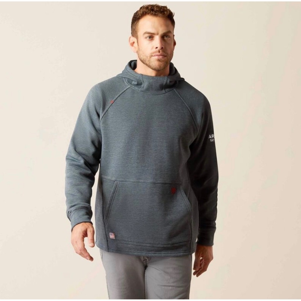 Ariat FR Primo Fleece 2.0 Hoodie Mens 3XL Charcoal Gray CAT 3 28 Cal Workwear